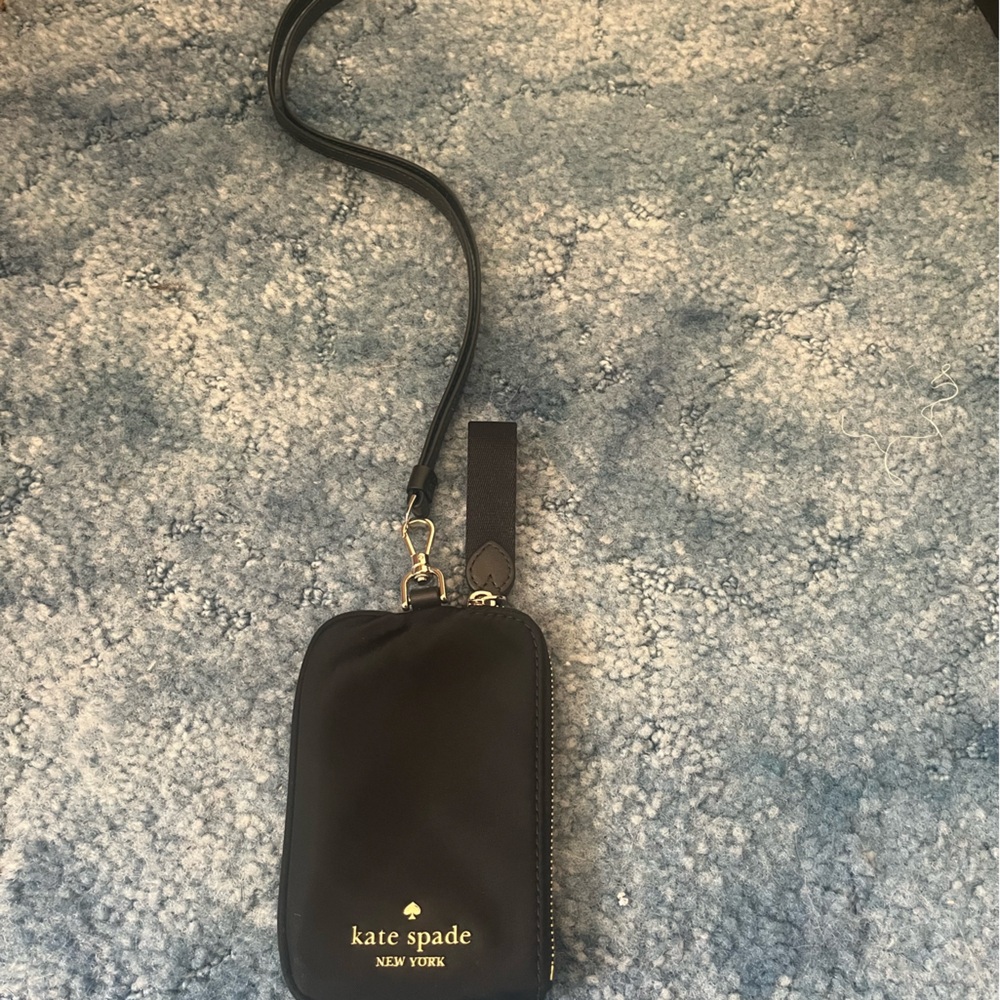 Kate Spade Black Lanyard